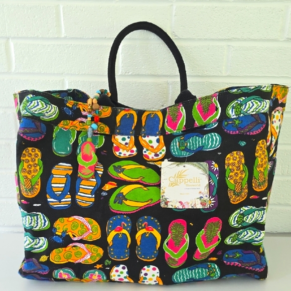 Cappelli Straworld Handbags - Cappelli Straworld Beach Waterproof Tote Bag